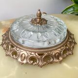 Antique glass globe table lamp