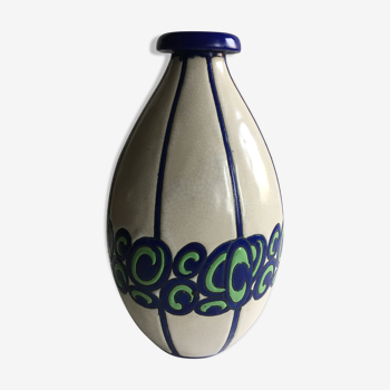 Vase en grés Art déco