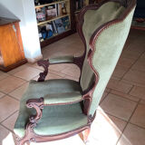 Louis Philippe style shepherdess armchair
