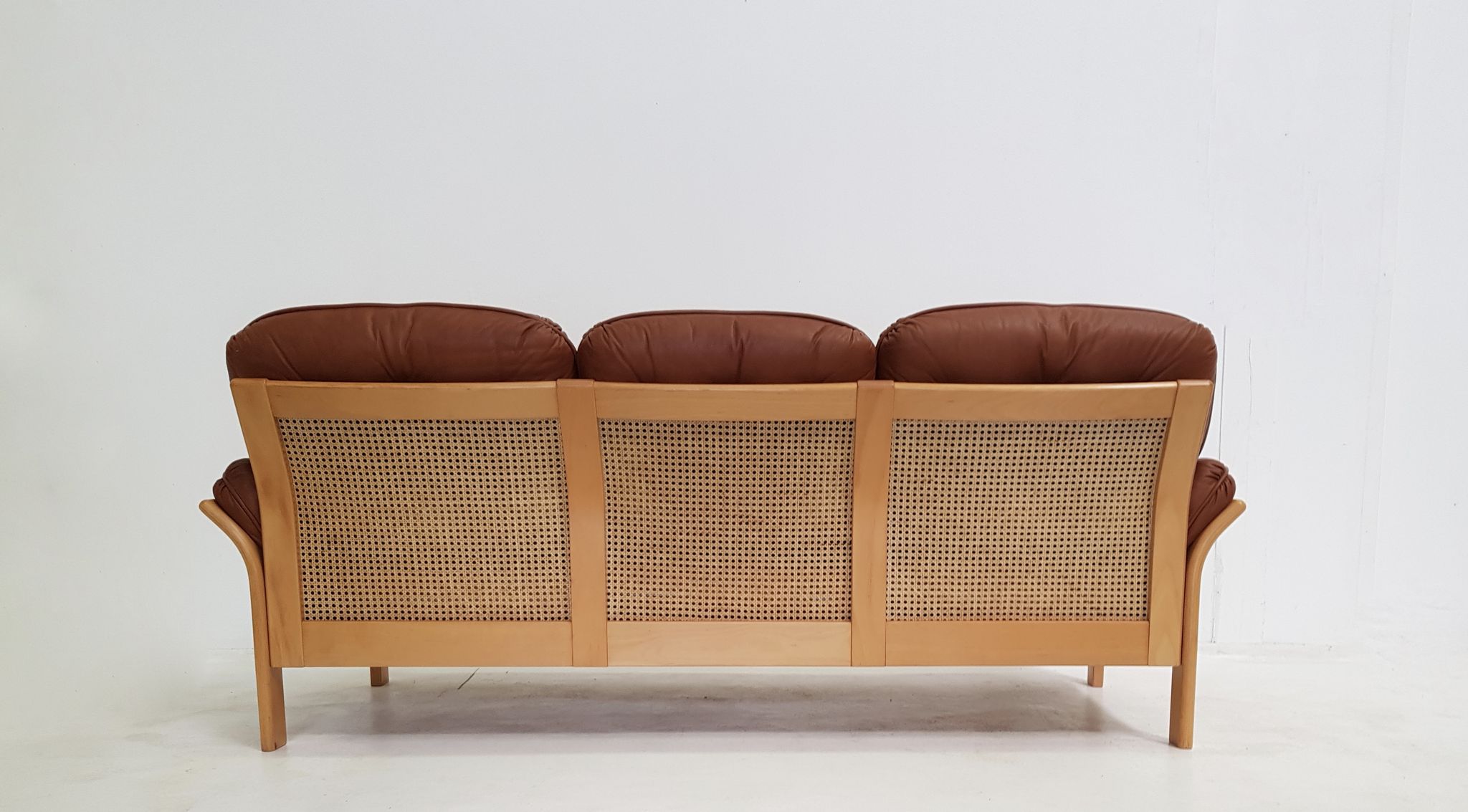 Sofa edited by Ulferts Sweden Wooden Structure, canna 1960s