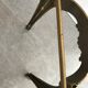 Bronze and onyx coffee table