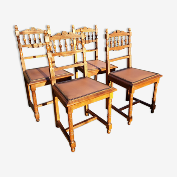 Lot de 4 Chaises Henry ll en supers états