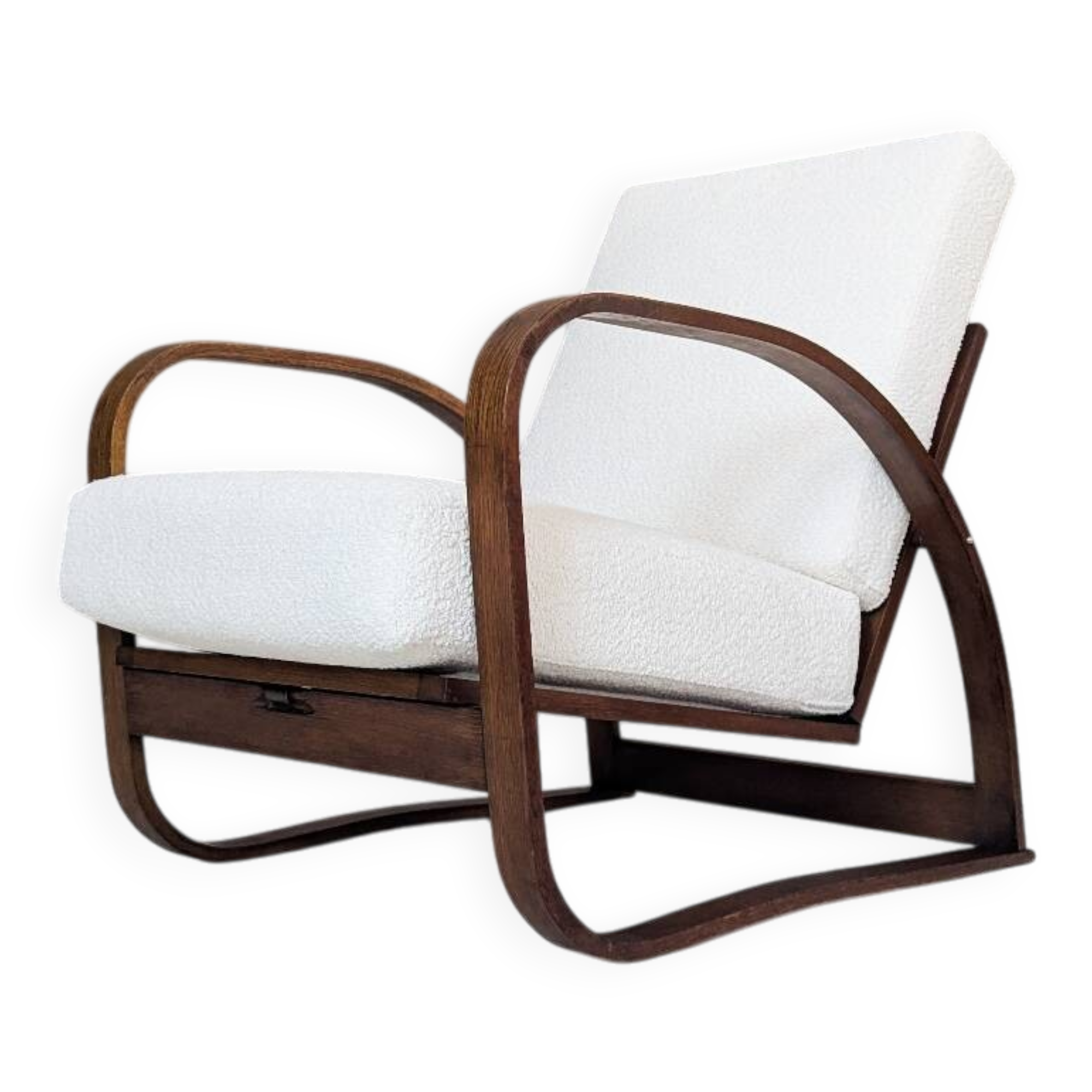 Adjustable H 70 Lounge Chair by Jindřich Halabala for UP Závody, 1930s