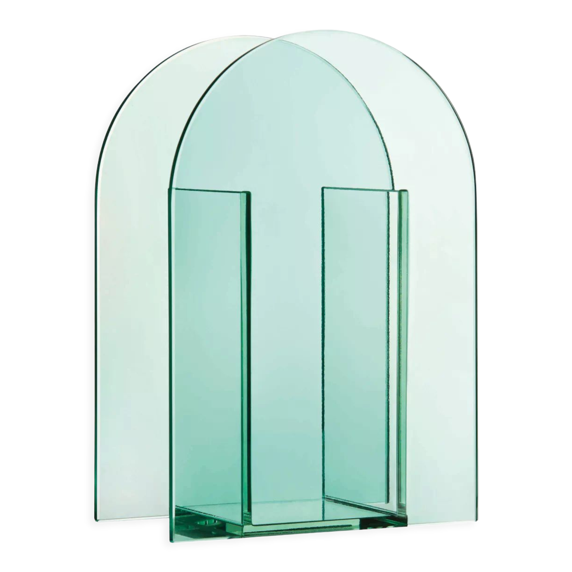 Mint green arch vase