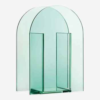 Mint green arch vase