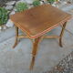 Old rattan coffee table