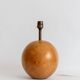 Ornamental lamp base made of elm wood, Italy 1960s.