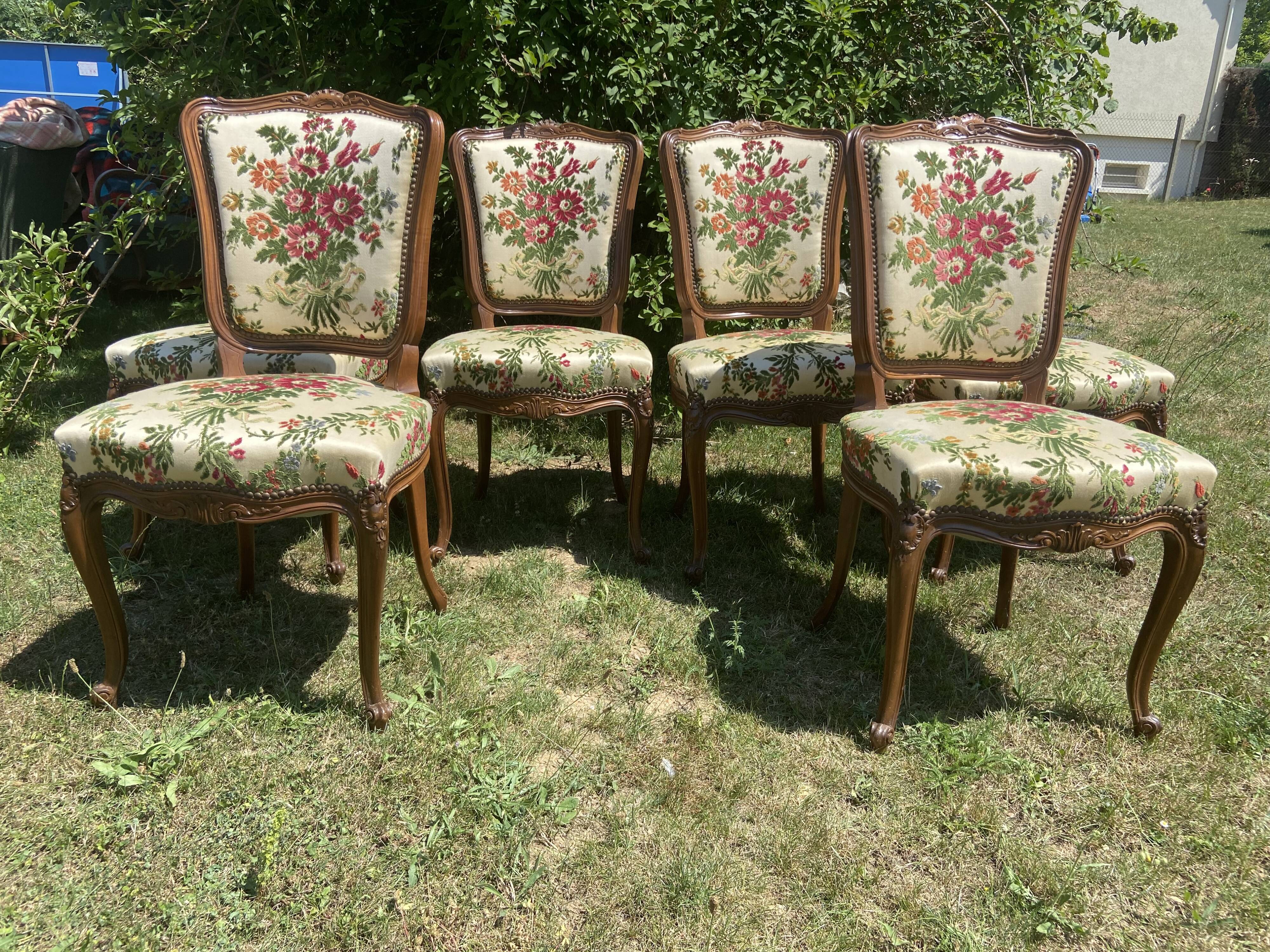 Louis XV style chairs