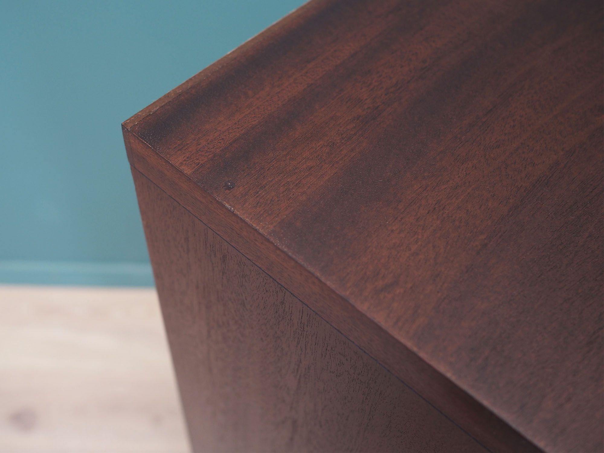 Armoire en acajou, design suédois, années 1960, fabriquée par Ulferts