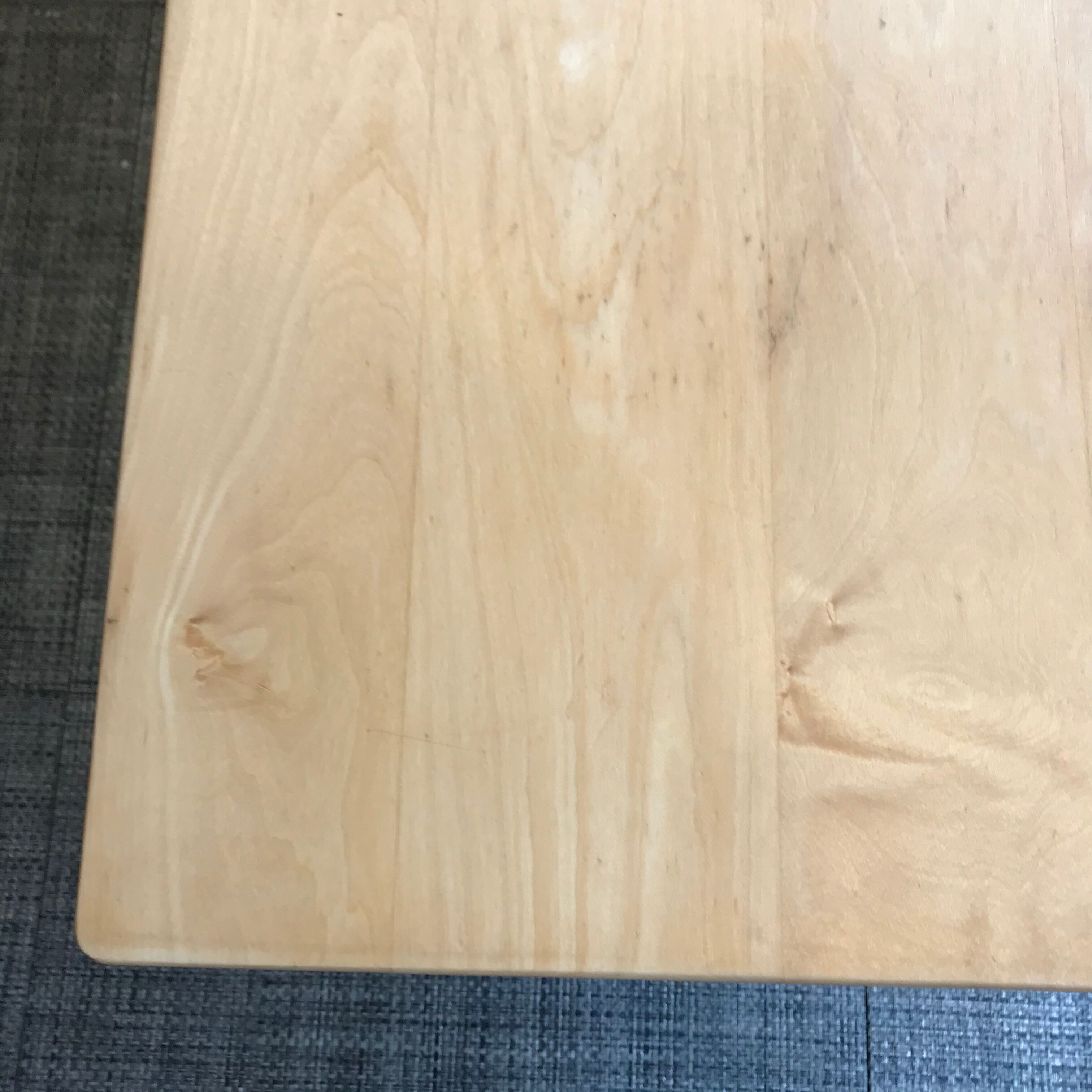 Vintage light wood coffee table