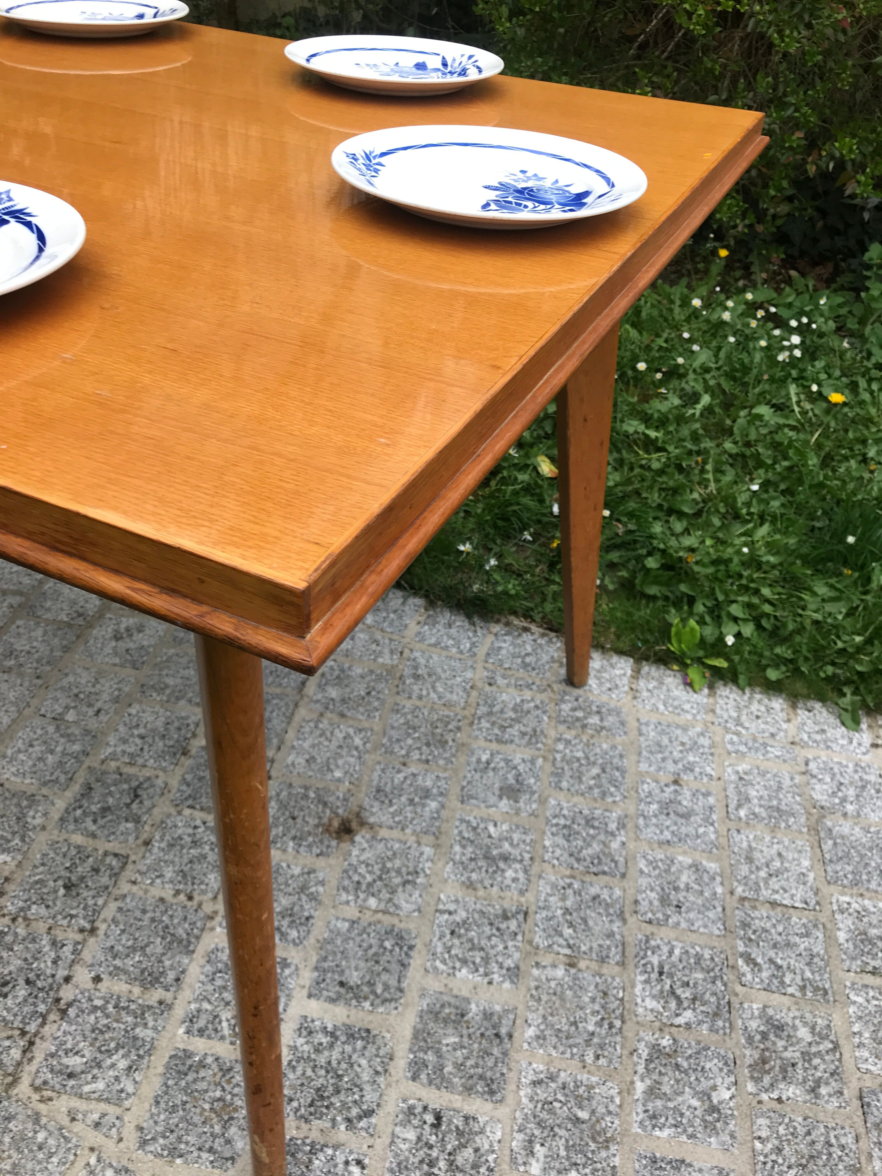 Dining table feet compass 1950 - 6/10 people