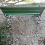 Antique Coalbrookdale style bench