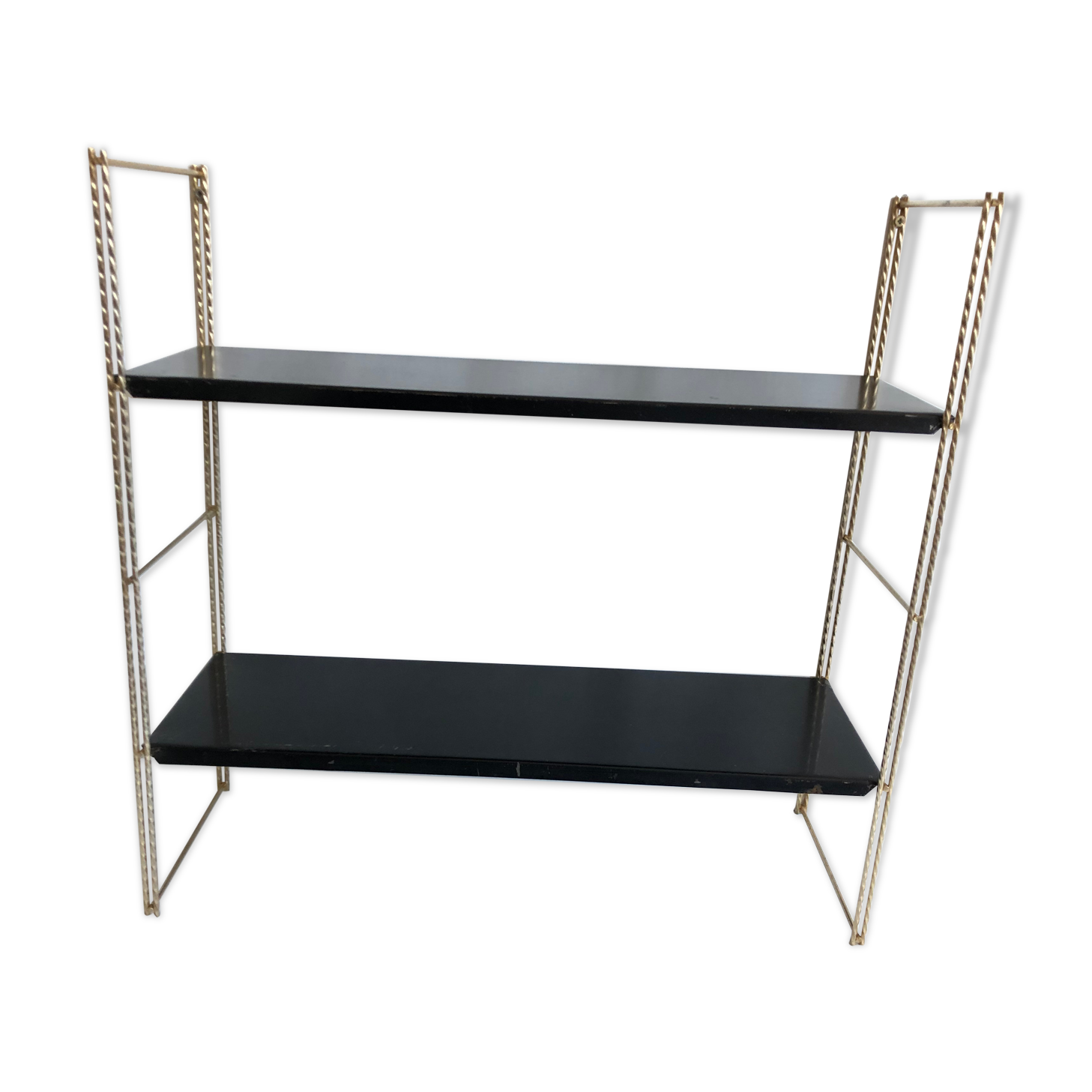 Étagère dorée création Mofp dorée et noire