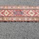 Tapis d'Orient Ghazni Kazak Afghanistan : 3.09 x 0.80 Mètres -Tapis de Couloir Entièrement fait main