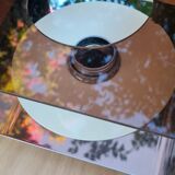 Wall lamp in smoked plexiglas by jocelyne trocmé model "disco"