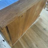 Antique solid oak farmhouse table