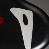 Ceramic with abstract decoration, Peter Orlando, 1960s