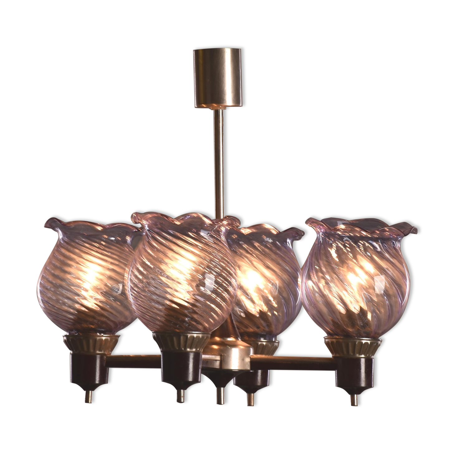 Lustre vintage 4 lumières