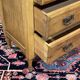 Commode anglaise en noyer du début XXème