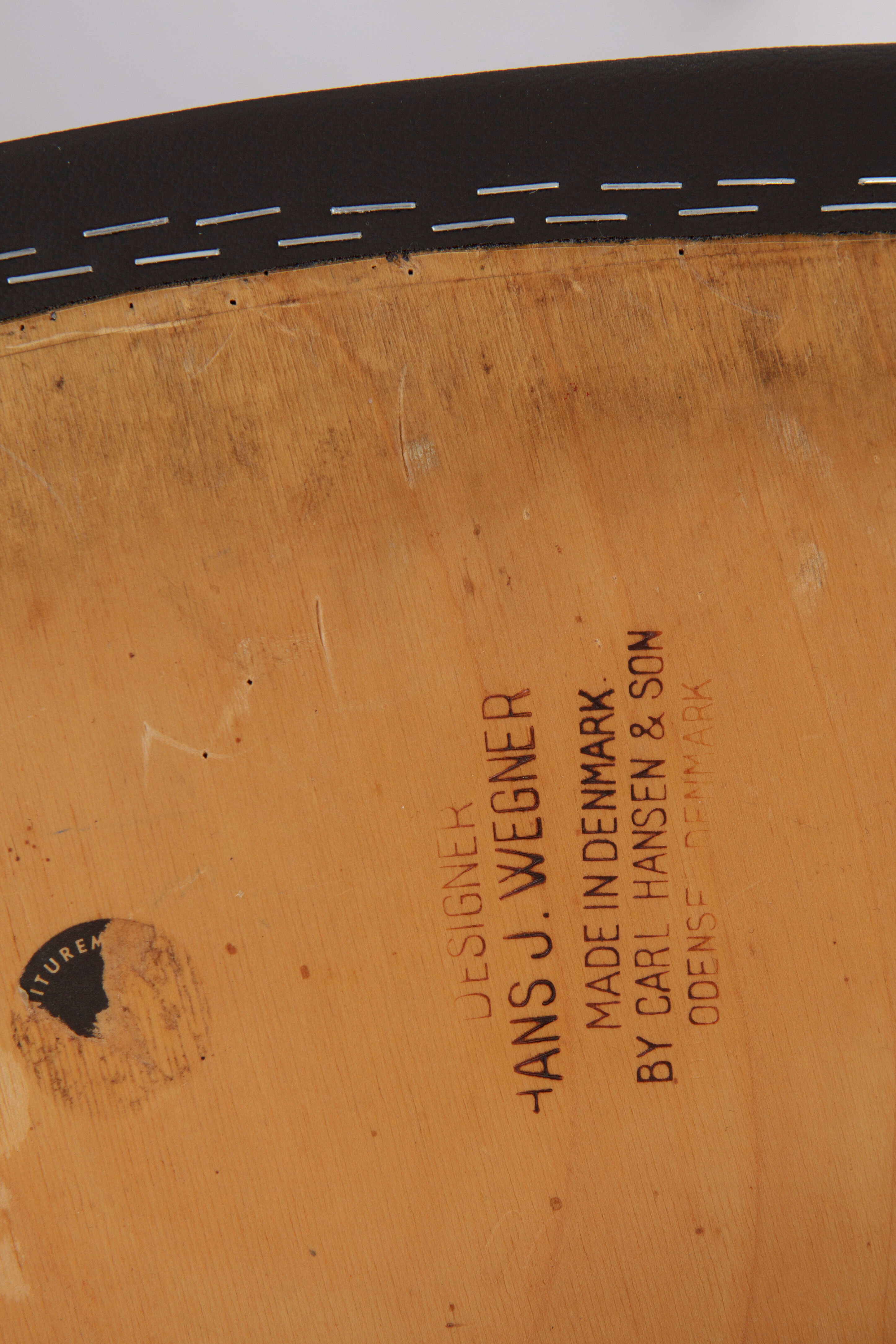 Pair Hans Wegner chairs CH29 Danish 1950s Vintage