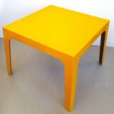 Yellow fiberglass table from the 70s