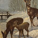 Xavier sager - hiver - huile sur panneau