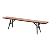 Ilmari Tapiovaara Early Pirkka Bench for Laukaan Puu Finland 1950s