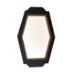 Large Art Deco Mirror with Geometric Frame