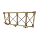 Bamboo rattan coat rack, 3 hooks 70s