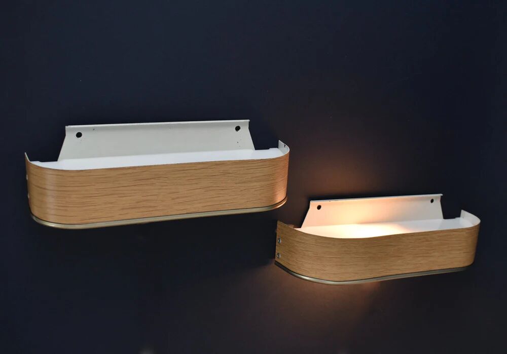 Scandinavian Vintage Wall Lights Imitation Wood