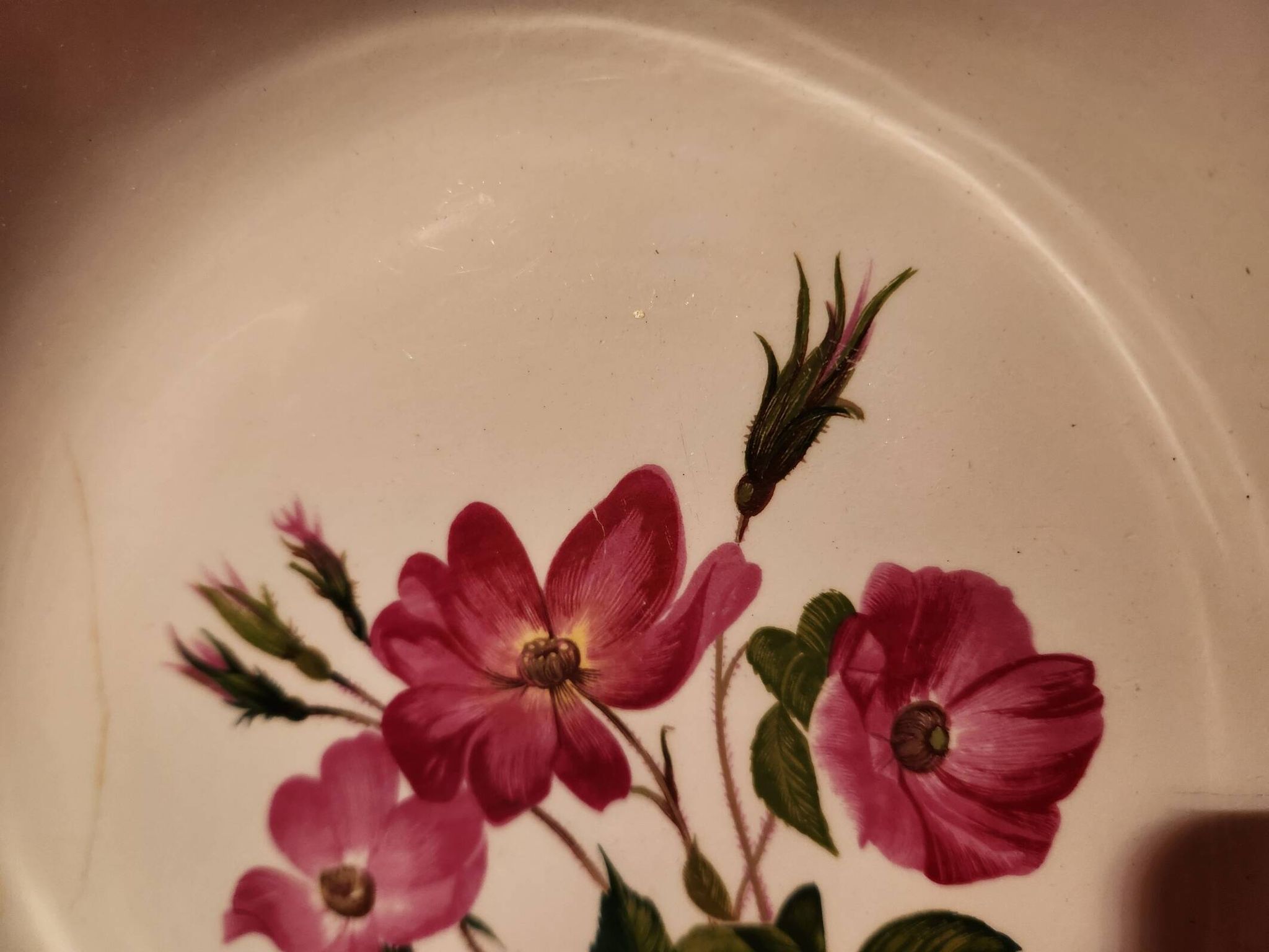 Plat creux en faience l Amandinoise