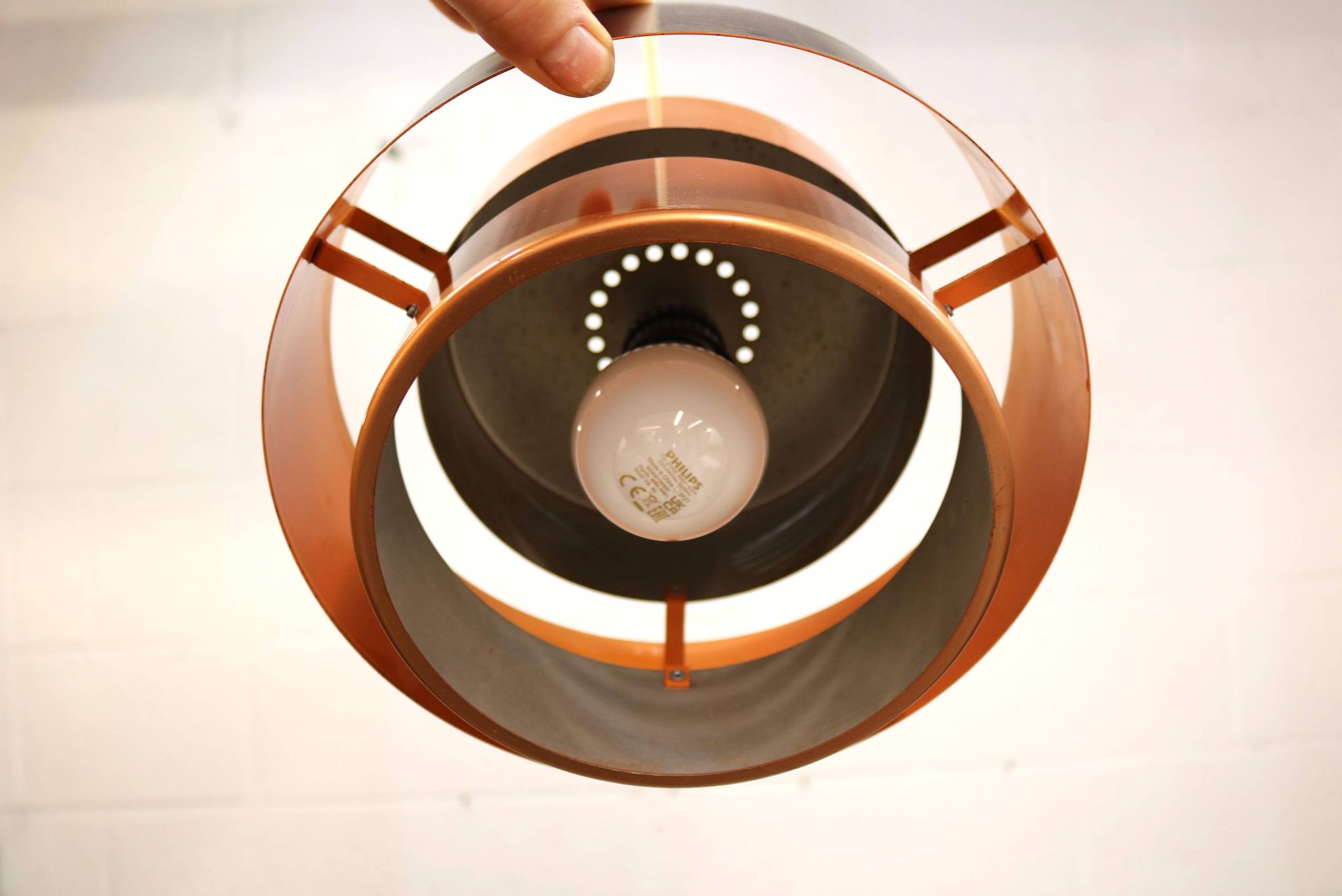 Iconic Jo Hammerborg Lamp | Fog & Morup | Model Juno - Denmark 60's