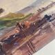 Oil painting "Sicilian beach"