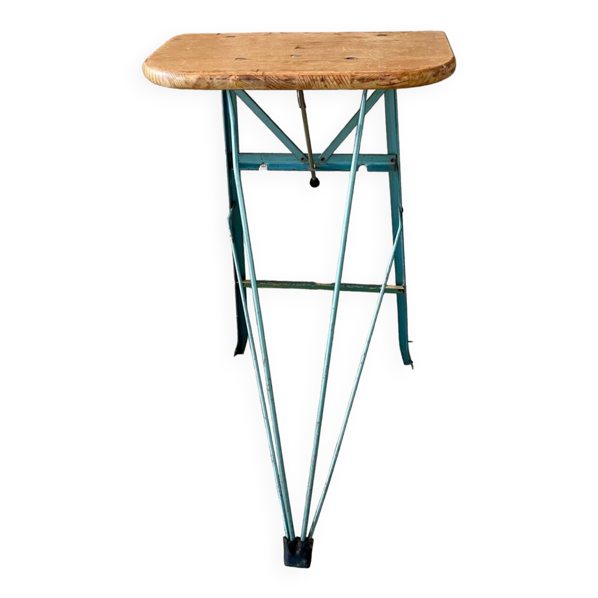 Folding workshop stool “Libellule” year 1950