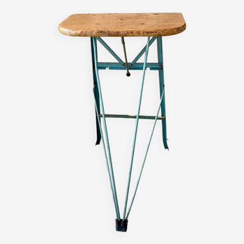 Folding workshop stool “Libellule” year 1950