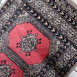 Vintage Uzbek Bukhara runner 63cm x 170cm 1960s