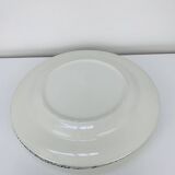 4 assiettes plates terre de fer anglaises, ironstone