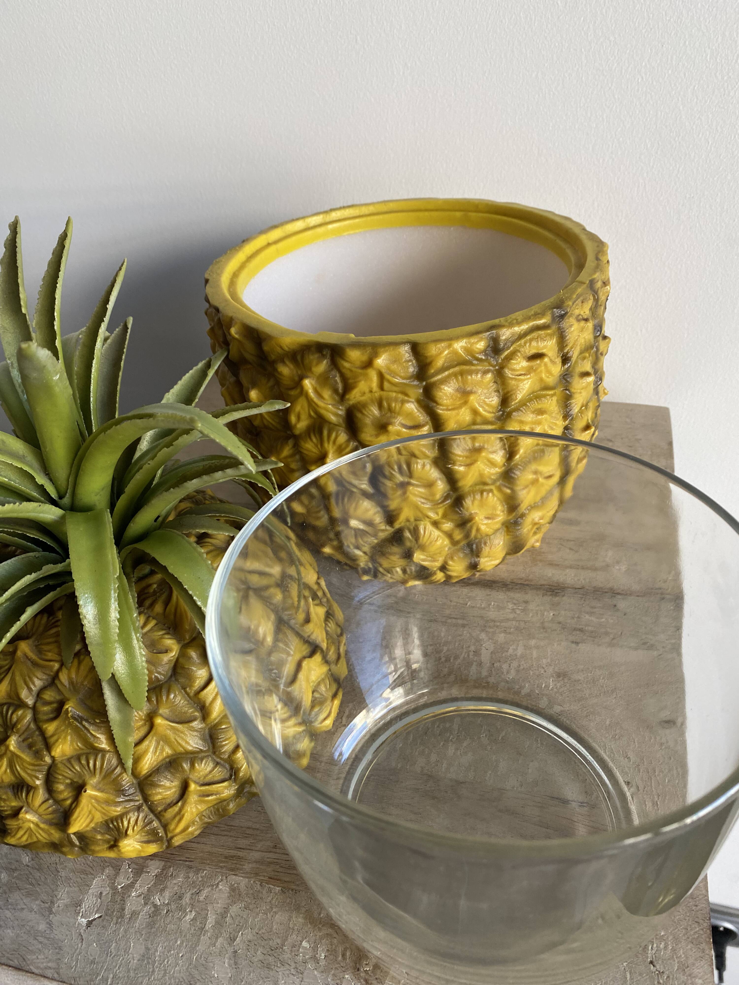 Vintage pineapple ice bucket