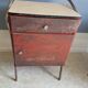 Pair of metal bedside tables and shelves formica years 60 in their juice