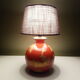 Lamp golden Carp Koi pattern