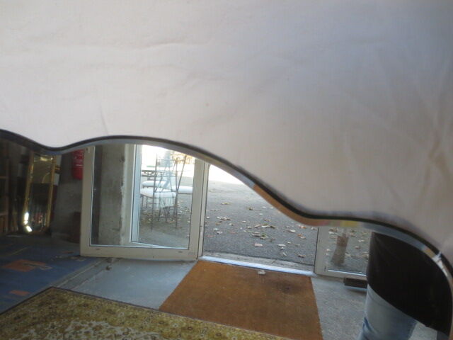 Large beveled mirror 60 years 105x65cm