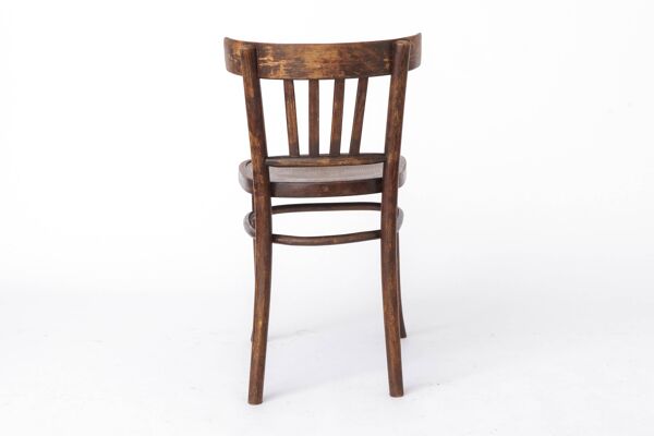 Chaise vintage années 1950 Allemagne, bois de hêtre, chaise en bois du milieu du siècle, salle à manger