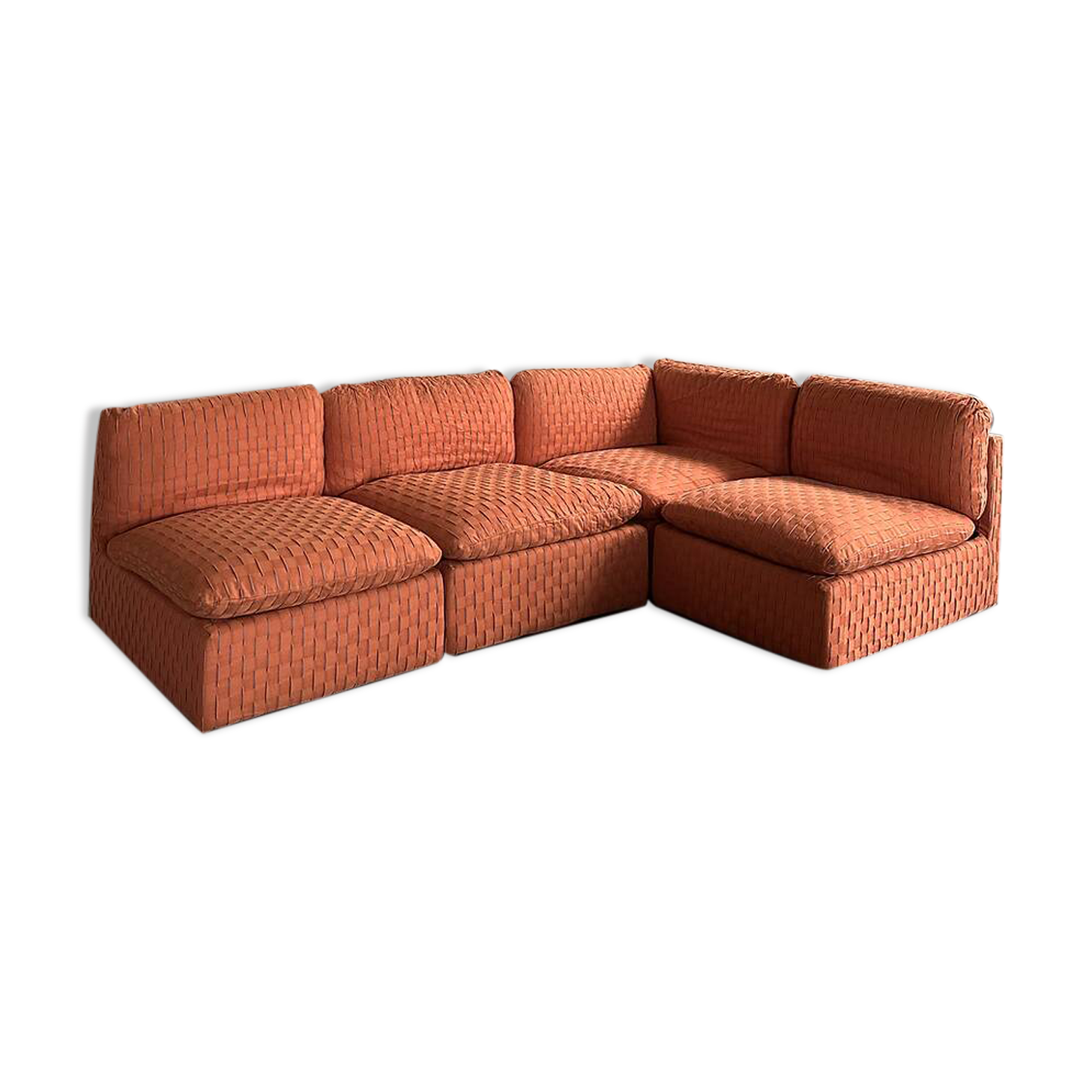 Canapé modulaire Cento per Cento, De Pas, d'Urbino et Lomazzi, Zanotta, Italie, années 70