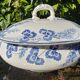 Complete vegetable dish Terre de Fer Creil and Montereau late 19th model Richelieu