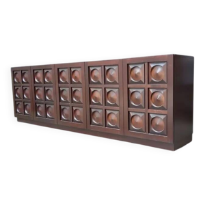 Sideboard Vintage brutaliste