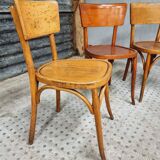 Old French cafe chairs set of 4 pcs