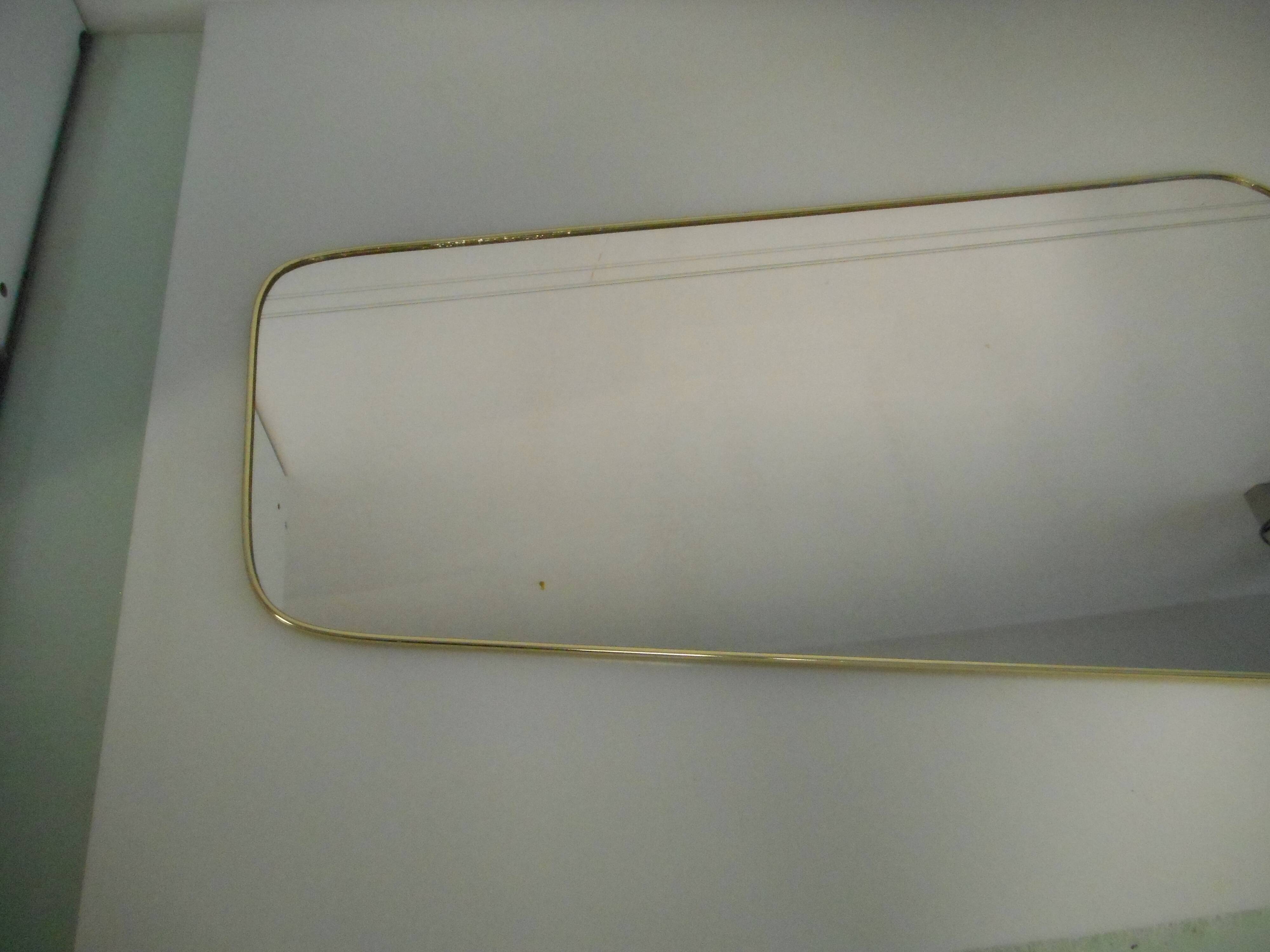 Vintage asymmetric mirror