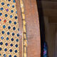 2 chaises d'appoint Napoléon III en noyer et cannage parfait –