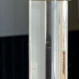 Glass and plexi side table 1980