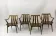 Set of 4 teak plywood dining chairs attributed to Pastoe, 1960s